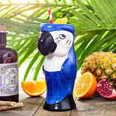 Ceramic Parrot Mug Blue 19.4oz / 550ml